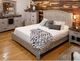 International Furniture Direct Pueblo Gray California King Panel Bed-1