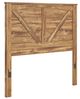 Signature Design by Ashley® Branstony Brown Queen Crossbuck Panel Headboard-0