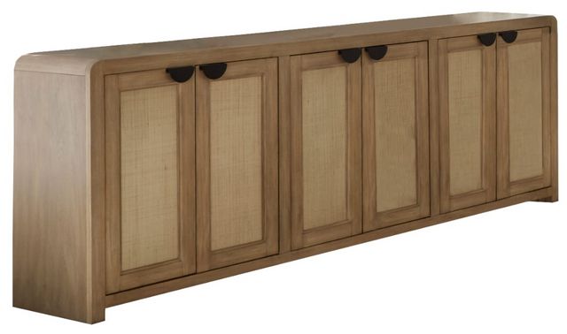 Parker House® Escape 10-Piece Glazed Natural Oak/Mirage Mist Full Dining Set-3