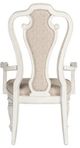 Liberty Furniture Magnolia Manor Antique White/Ivory Splat Back Upholstered Arm Chair-2