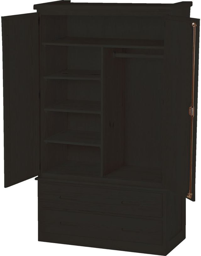 Crate Designs™ Furniture Espresso Comb Armoire-0