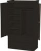 Crate Designs™ Furniture Espresso Comb Armoire-0