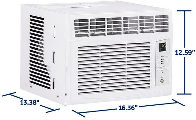 GE® 6,000 BTU White Electronic Window Mount Air Conditioner-3