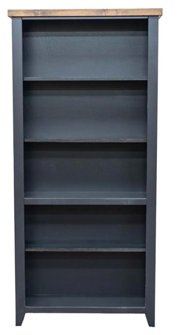 Legends Home Essex Seal Skin/Whiskey 72" Bookcase-3