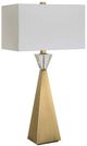 Uttermost® Arete Antique Brass Table Lamp-4
