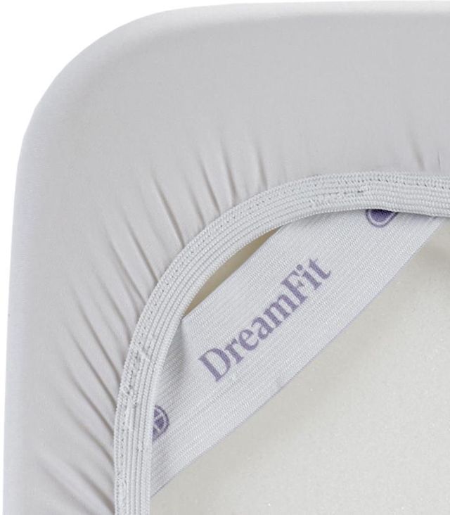 DreamFit® DreamCool™ White Solit California King Mattress Protector-4