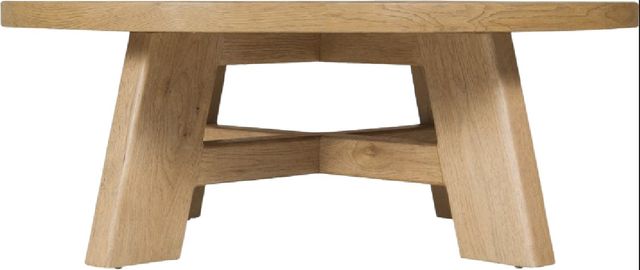 Hooker® Furniture Driftwood Buckboard Round Cocktail Table-2