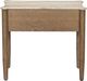 Four Hands Joah Antique White Marble/Light Brown Oak Nightstand-5
