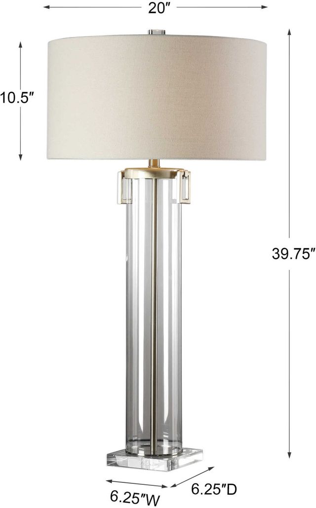 Uttermost® Monette Clear Table Lamp-3