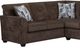 American Wholesale Furniture Galen 2-Piece Chocolate L-Shape Sectional-1