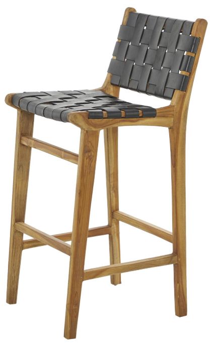 Deco Marche U Select Black/Brown Bar Stool-1