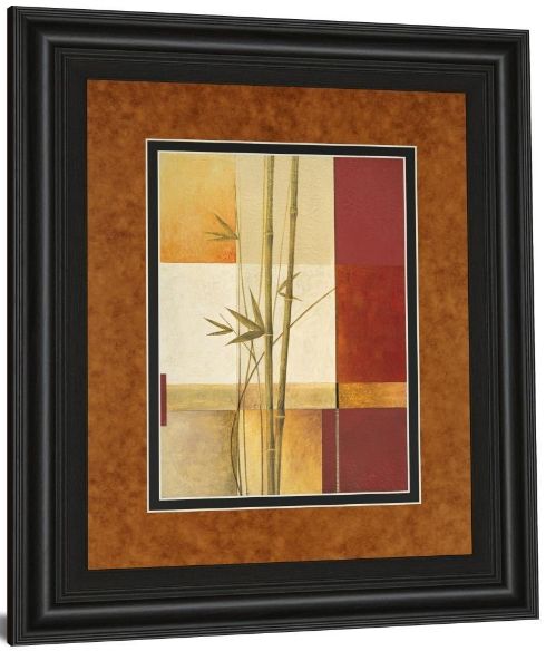 Classy Living Estudio Arte Contemporary Bamboo Il 34"W Wall Art-3