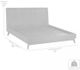 Armen Living Carnaby Black Brushed King Platform Bed-4