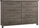 Vaughan-Bassett Dovetail Mystic Gray Dresser-0