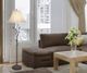 Cal® Lighting & Accessories Grey-White Floor Lamp-1