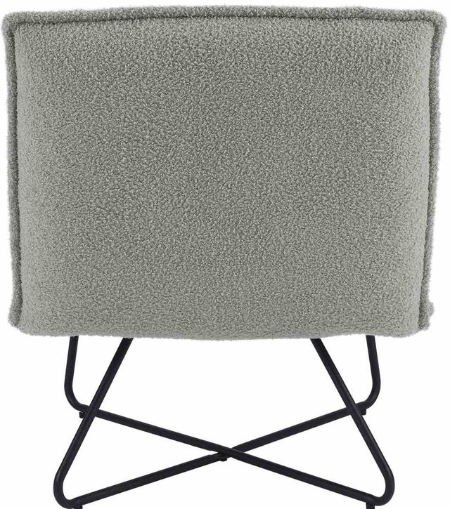 Linon Kenny Gray Sherpa Accent Chair-4