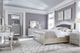 Signature Design by Ashley® Coralayne 4-Piece Silver King Panel Bed-5