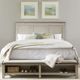 Liberty Furniture Ivy Hollow Dusty Taupe/Weathered Linen King Storage Bed-1