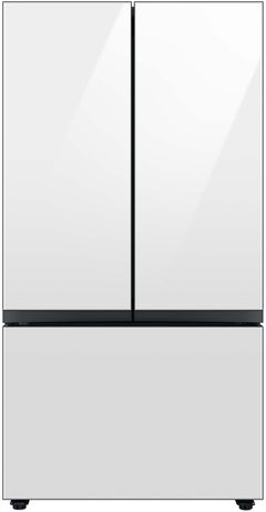 Samsung Bespoke 36 in. 24.0 Cu. Ft. White Glass Counter Depth French Door Refrigerator  with AutoFill Water Pitcher