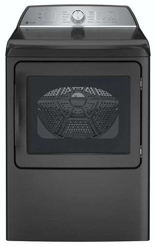GE Profile™ 7.4 Cu. Ft. Diamond Gray Front Load Electric Dryer with Sanitize Cycle and Sensor Dry