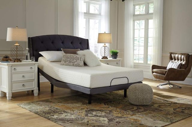 Sierra Sleep® by Ashley® Chime 2-Piece 10'' Memory Foam and Adjustable Base King Mattress Set-3