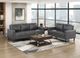 Homelegance® Malcolm Dark Gray Loveseat-1