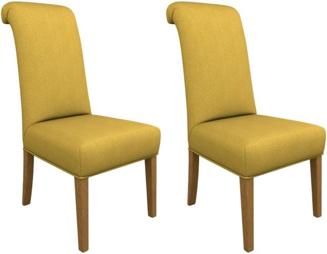 Best® Home Furnishings Customizable Sebree 2-Piece Dining Side Chair Set with Honey Birch Legs-0