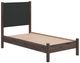 Signature Design by Ashley® Pamytta Brown Twin Upholstered Panel Platform Bed-1