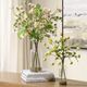 Uttermost® Tranquility Lenten 2-Piece Clear/Green/Pink/Yellow Rose Bouquets Set-1