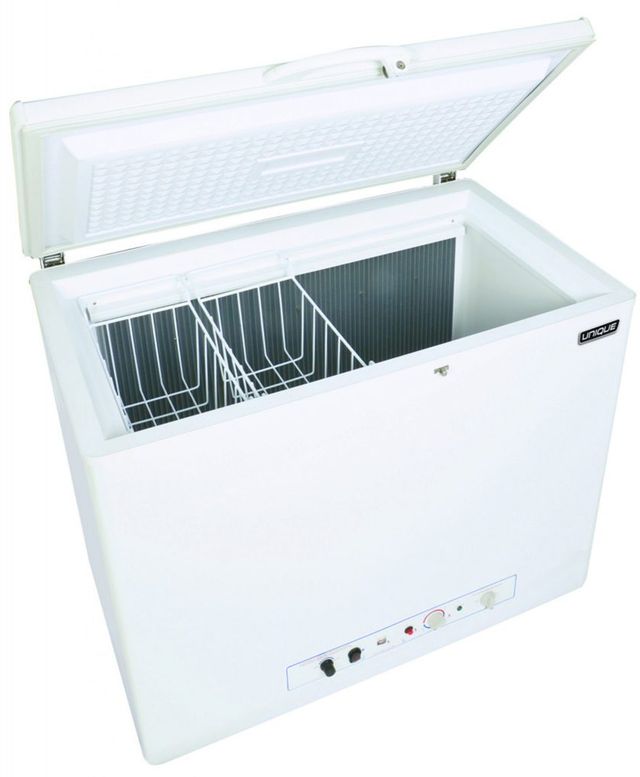 Unique® Appliances 40" 6.0 Cu. Ft. White Liquid Propane Chest Freezer-2
