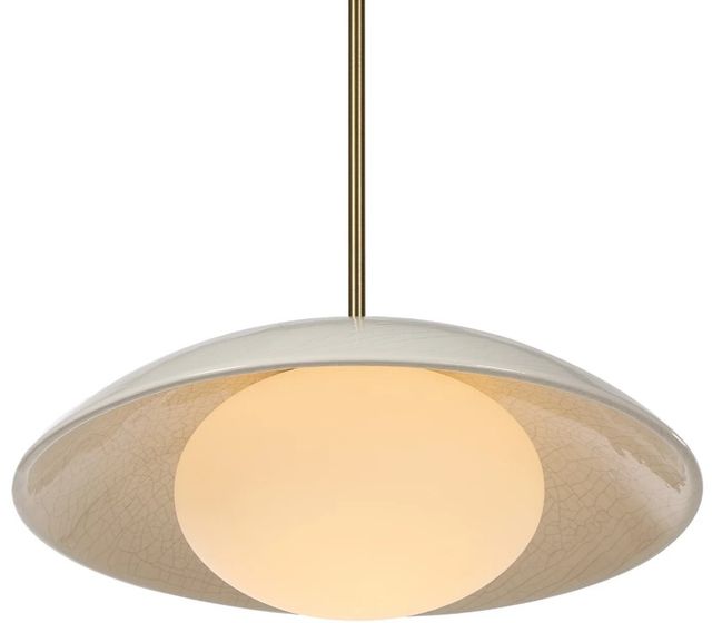 Renwil® Abbie Dark Antique Brushed Brass Pendant Light-4