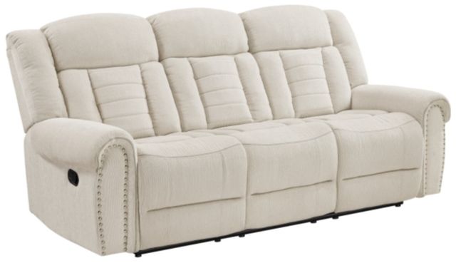 Homelegance® Nutmeg Beige Double Manual Reclining Sofa-0