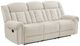 Homelegance® Nutmeg Beige Double Manual Reclining Sofa-0