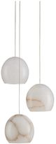 Currey & Company Lazio Multi-Drop Natural/Painted Silver Pendant Lighting-1
