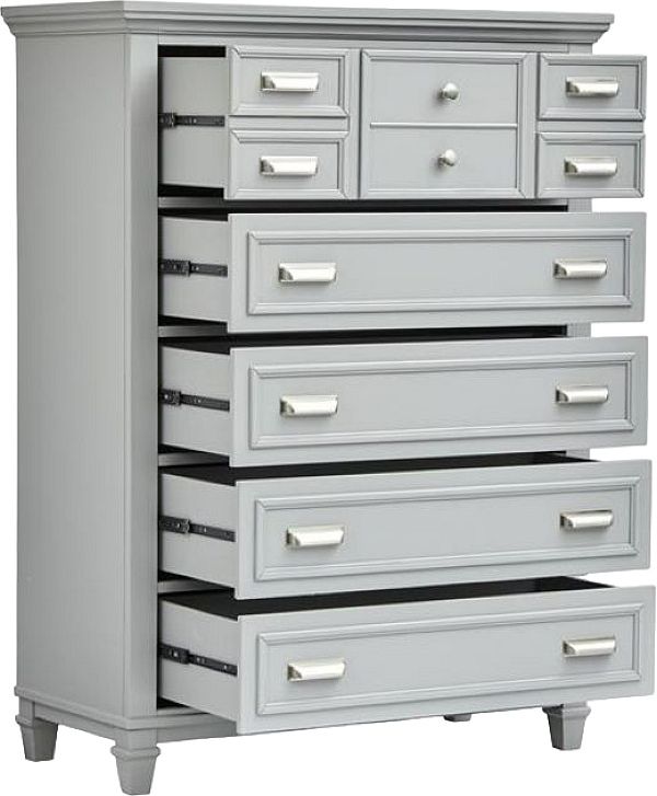 Magnussen Home® Charleston Harbor Gray 5-Drawer Chest-1