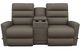 La-Z-Boy® Liam Mocha Manual Wall Reclining Loveseat with Console-1