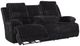 Signature Design by Ashley® Technique Onyx Power Reclining Sofa with Drop Down Table-0