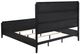 Coaster® Brookmead Black Eastern King Panel Bed-2