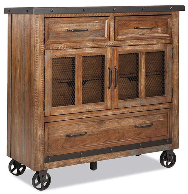 Intercon Taos Canyon Brown Media Chest-0