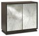 Currey & Company Darcy Dove Gray/Antique Mirror Cabinet-1