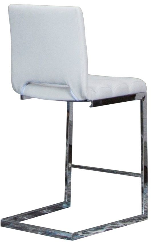 Cramco Dana Chrome/Light Gray Counter Stool-3