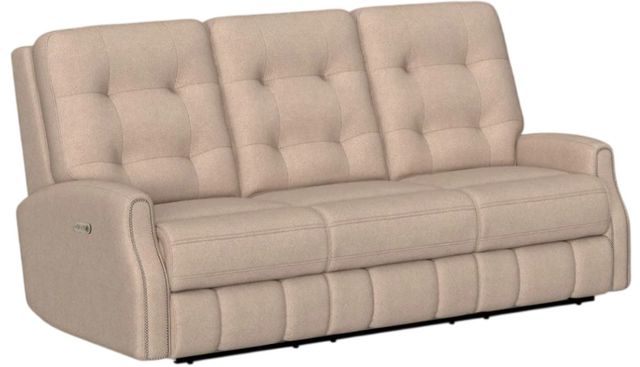 Flexsteel® Customizable Devon Power Reclining Sofa with Power Headrests-2