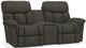 La-Z-Boy® Mateo Midnight Power Wall Reclining Loveseat with Console, Headrest, and Lumbar-0