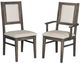 Handstone Contempo Padded Back Side Chair in Leather-2