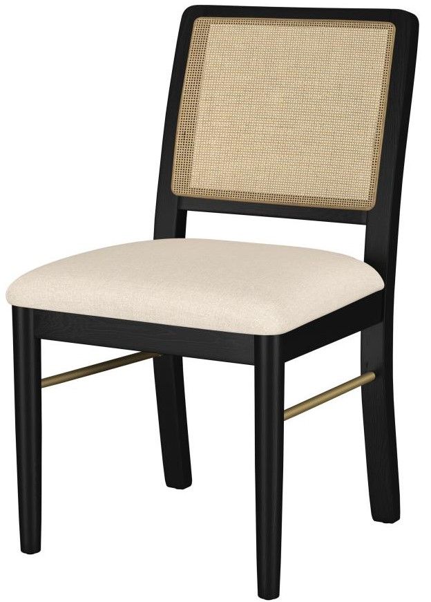 Coaster® Arini Beige/Black/Brown Dining Side Chair-2