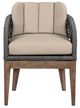 Armen Living Orbit Gray Olefin/Rope Outdoor Dining Chair-3