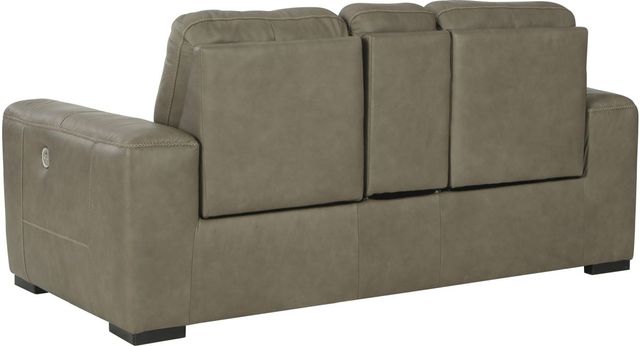 Signature Design by Ashley® Luigi Bisque Power Reclining Loveseat-3