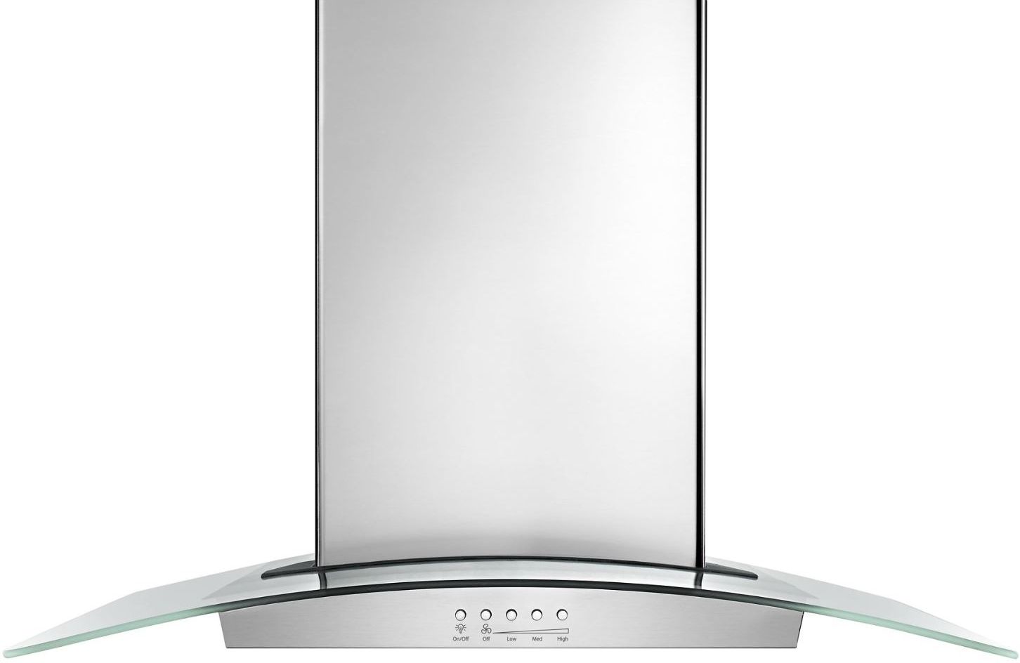 Maytag® 30" Stainless Steel Modern Glass Wall Mount Range Hood