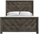Elements International Eleanor Mocha Gray Queen Panel Bed-3