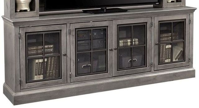 aspenhome® Churchill Smokey Gray 84" Console with 4 Doors-1